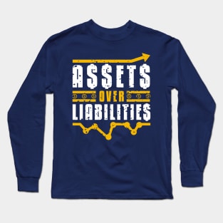 Accountant Accounting student financial graduate gift present Long Sleeve T-Shirt